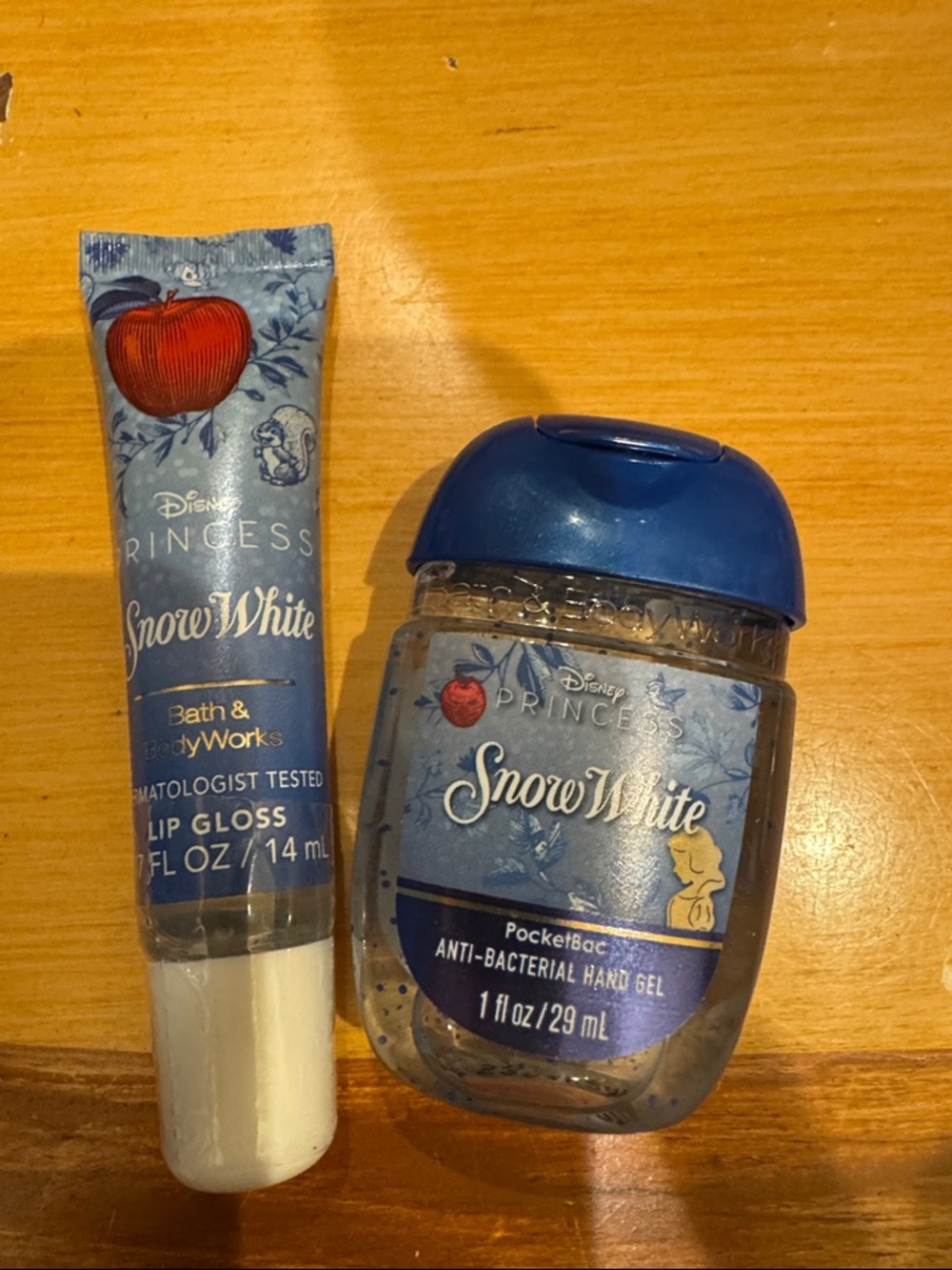 Disney Snow White Blue Lip Gloss & PocketBac Hand Gel
